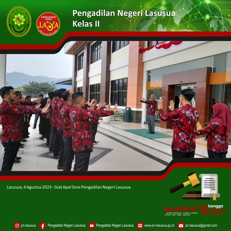 Apel Sore Pengadilan Negeri Lasusua